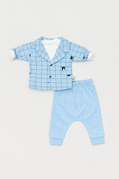 Plaid Patterned Baby 3 Piece Set