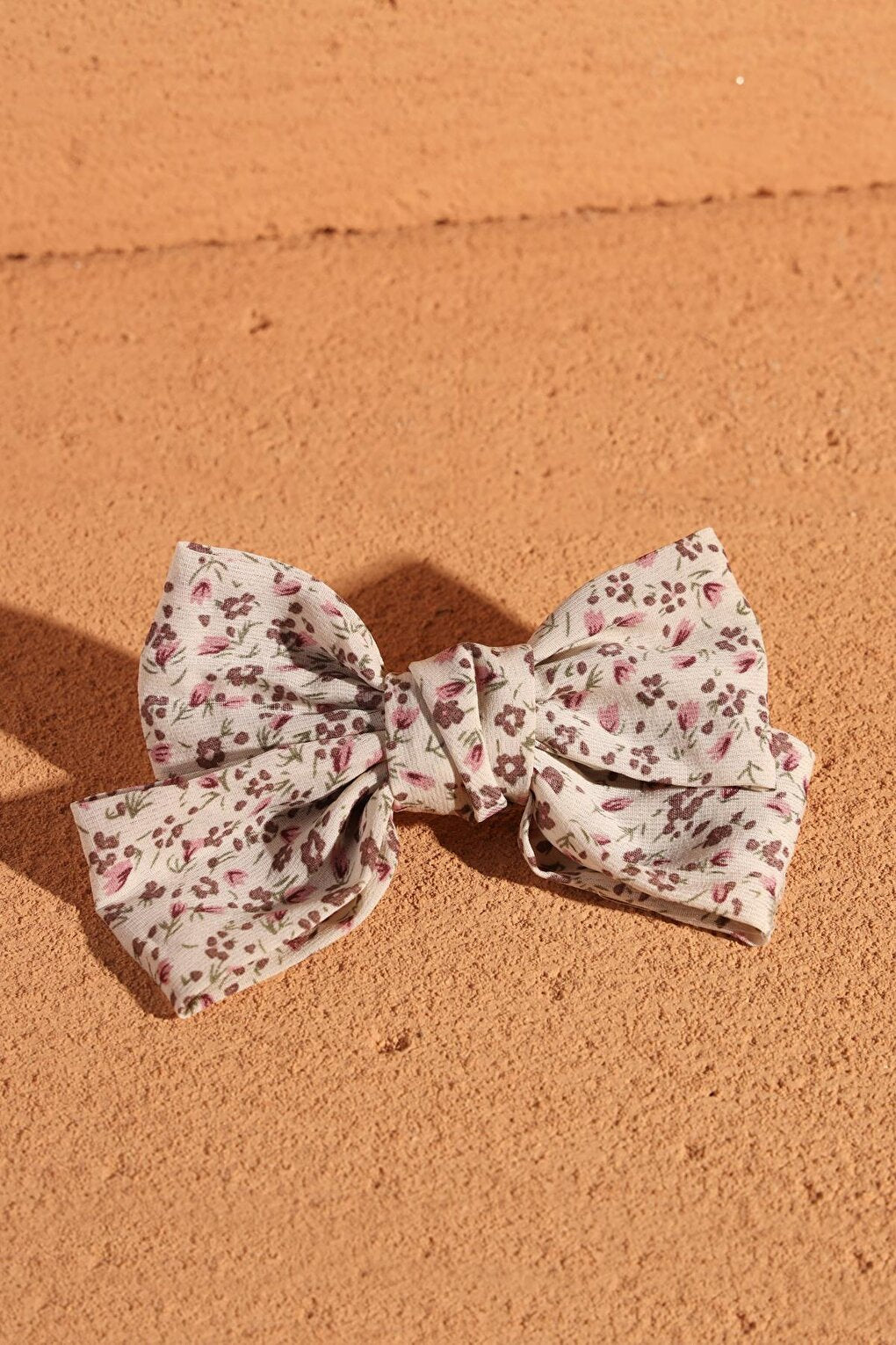 Summer Patterned Bow Automatic Hair Clip