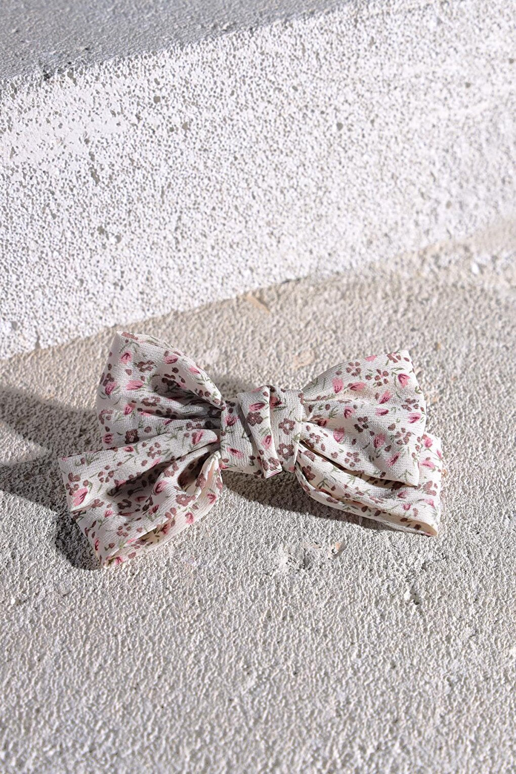 Summer Patterned Bow Automatic Hair Clip