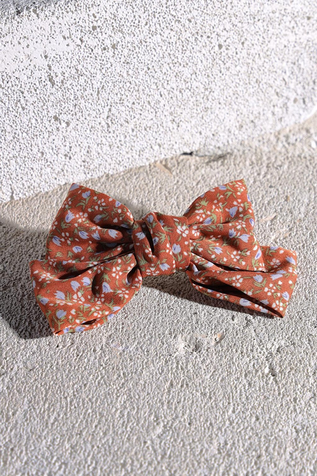 Summer Patterned Bow Automatic Hair Clip