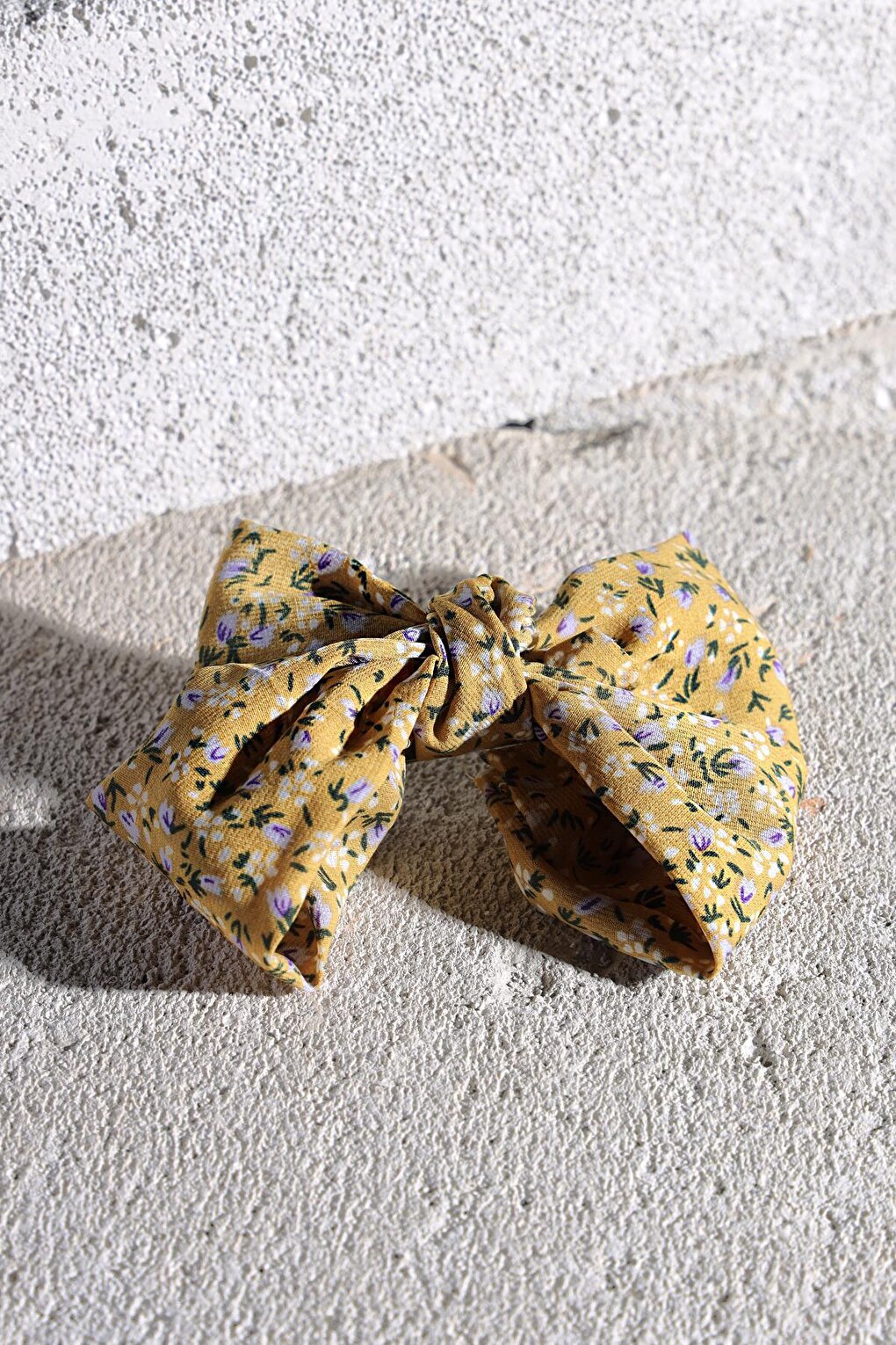 Summer Patterned Bow Automatic Hair Clip