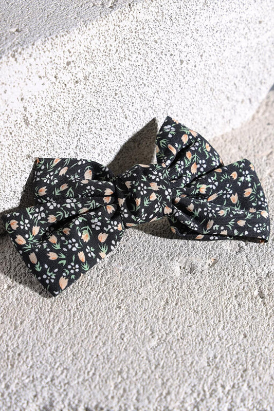 Summer Patterned Bow Automatic Hair Clip