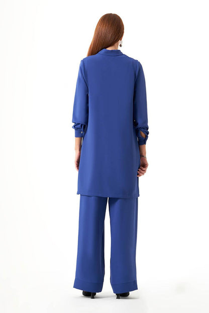 Shoulder Piece Indigo Tunic