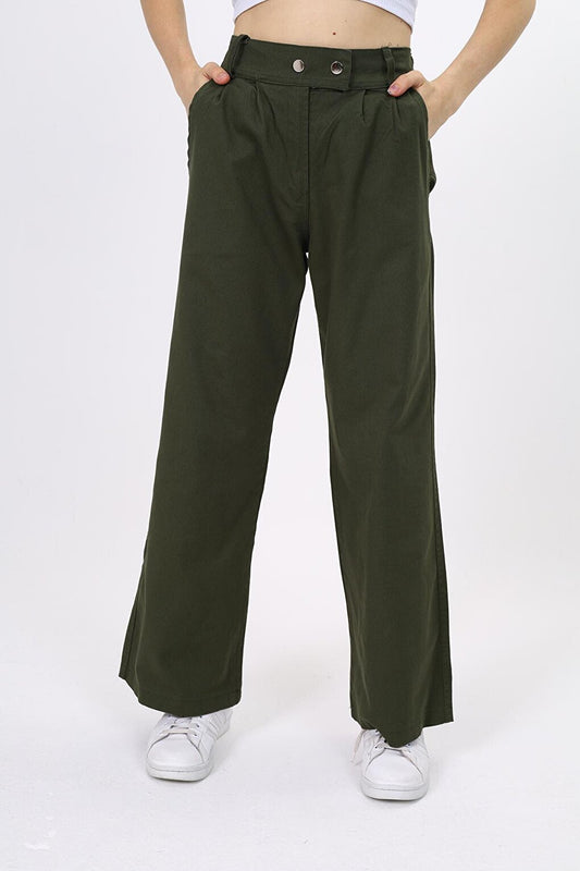 Girl's Gabardine Trousers 9-14 Years Lx248