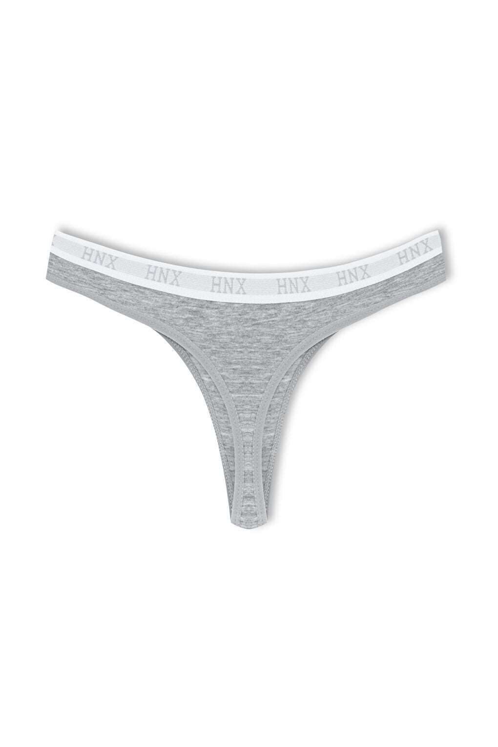 Basic Women's Thong Panties with Elastic Waist Cotton