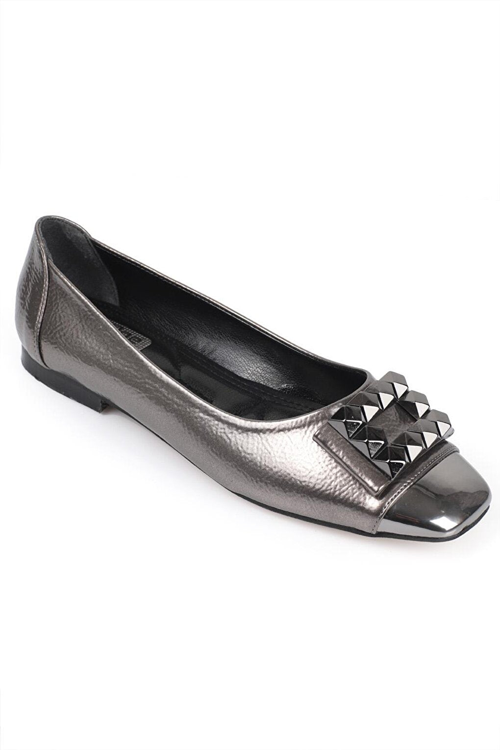 070 Women's Metal Buckle Ballerinas