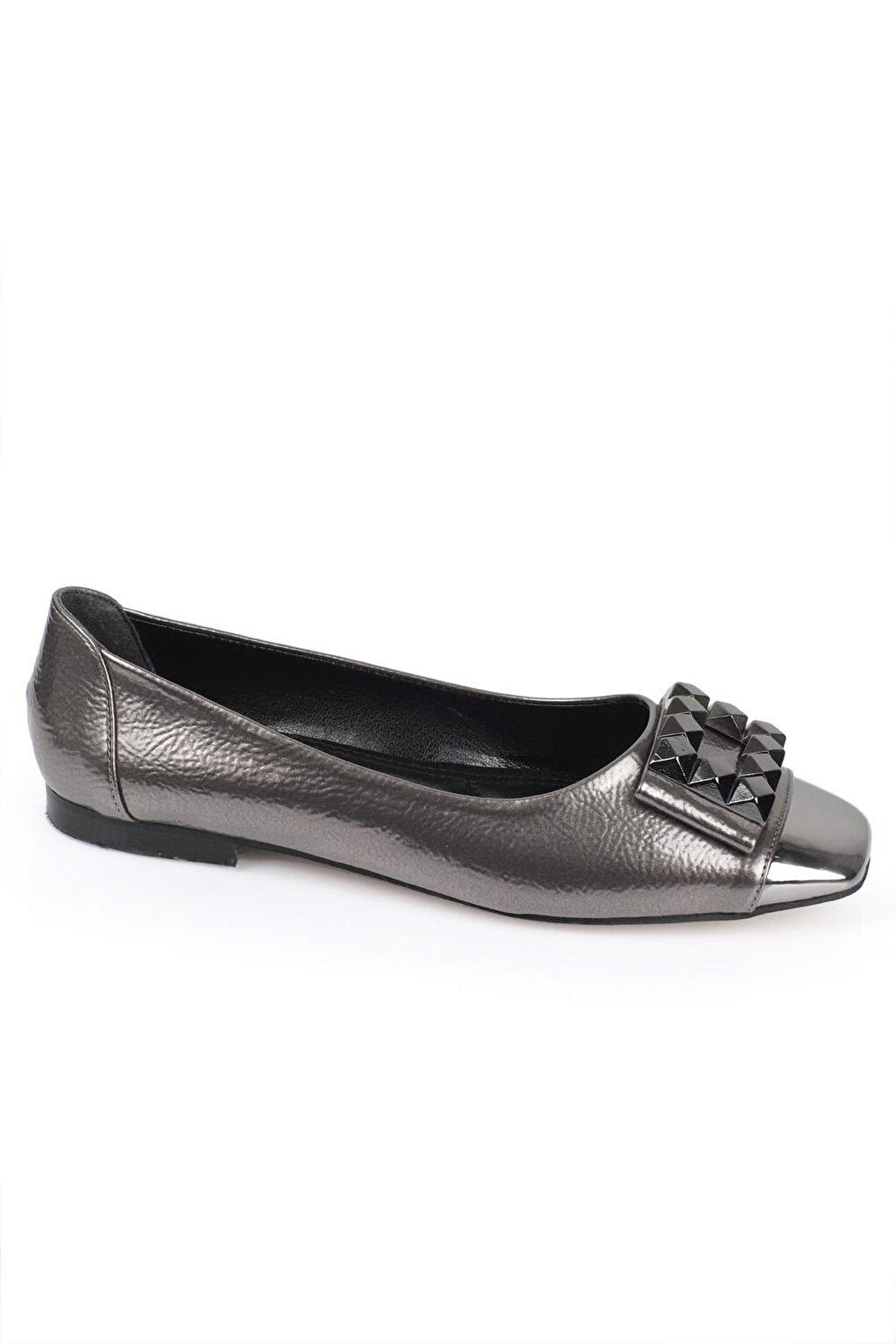 070 Women's Metal Buckle Ballerinas