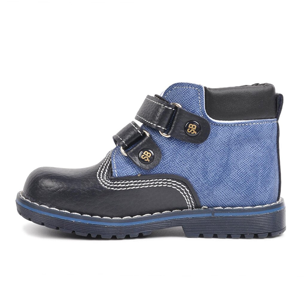 Cat01 Navy Blue Boy's Boots