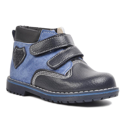 Cat01 Navy Blue Boy's Boots