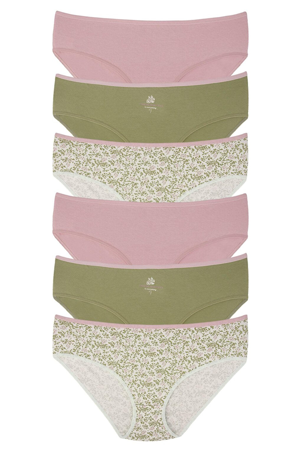 Women's Cotton Lycra Panties 6 Pack