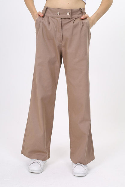 Girl's Gabardine Trousers 9-14 Years Lx248