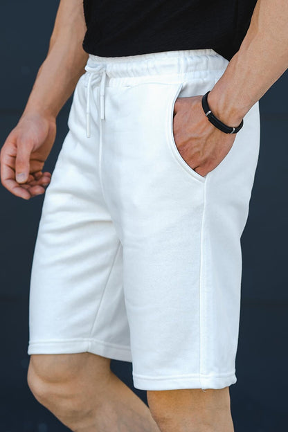 Woven Basic Men's Bermuda Shorts