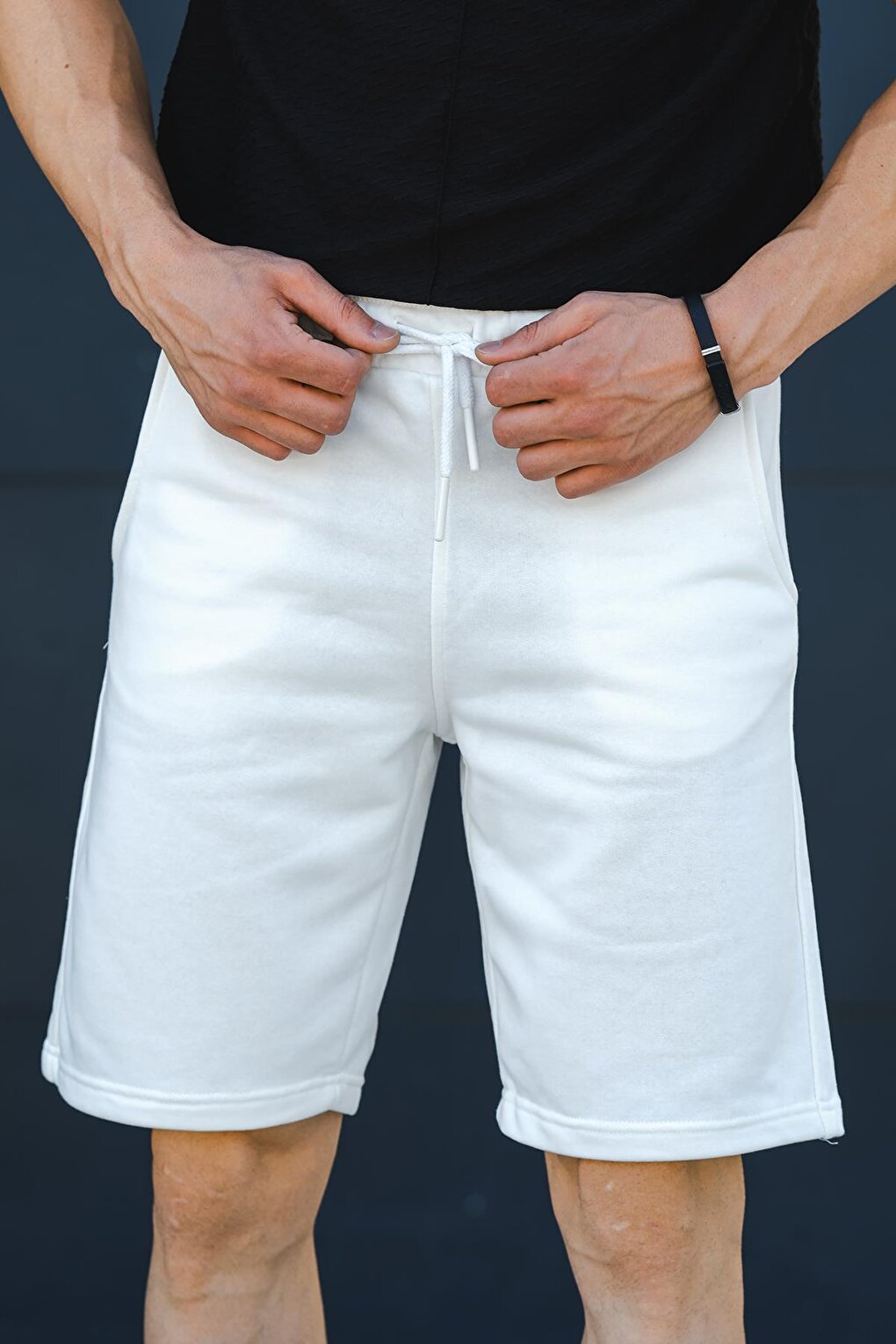 Woven Basic Men's Bermuda Shorts