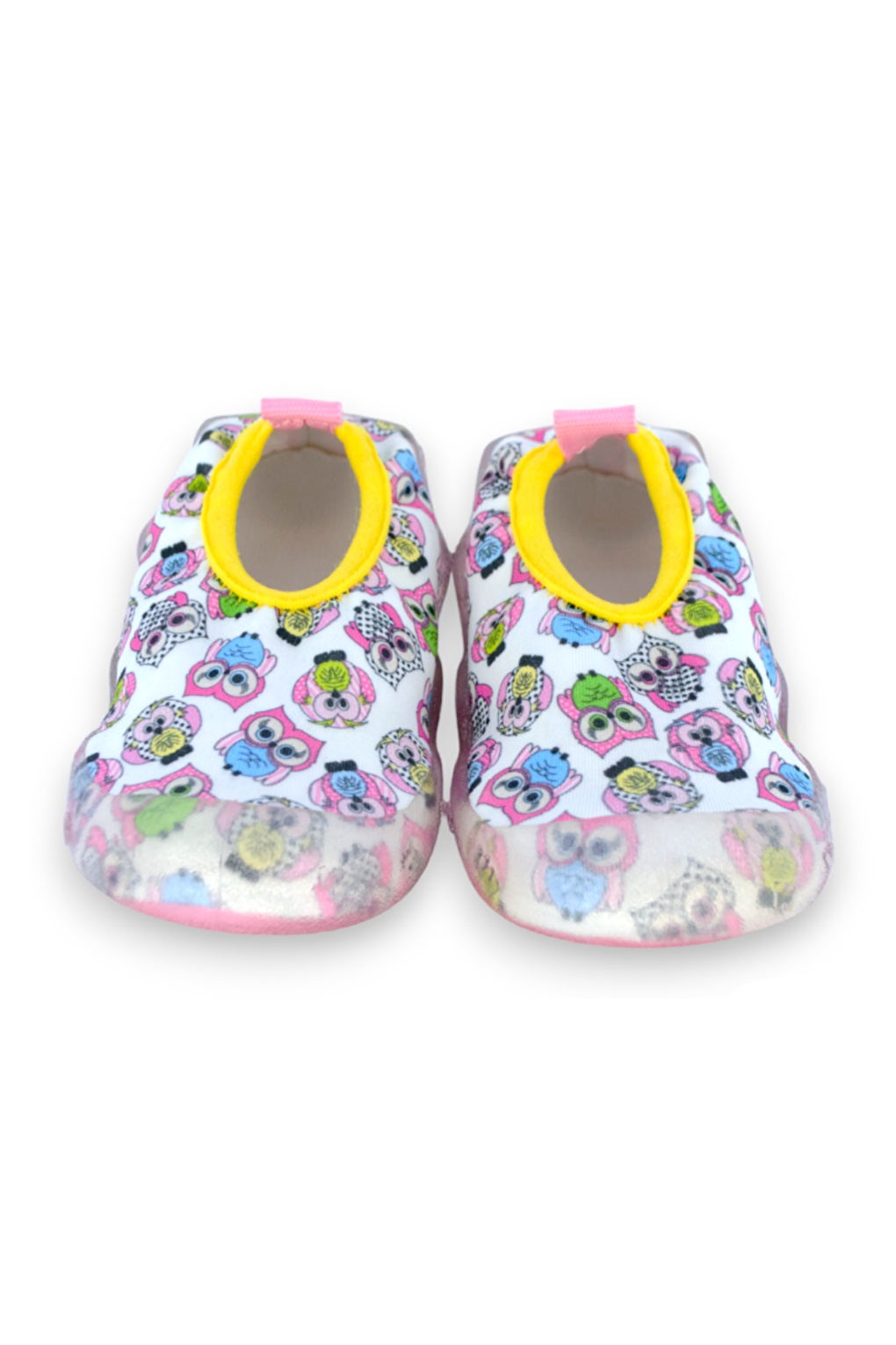 Owl Patterned Girl's Non-Slip Sole Sea Shoes-F-7020