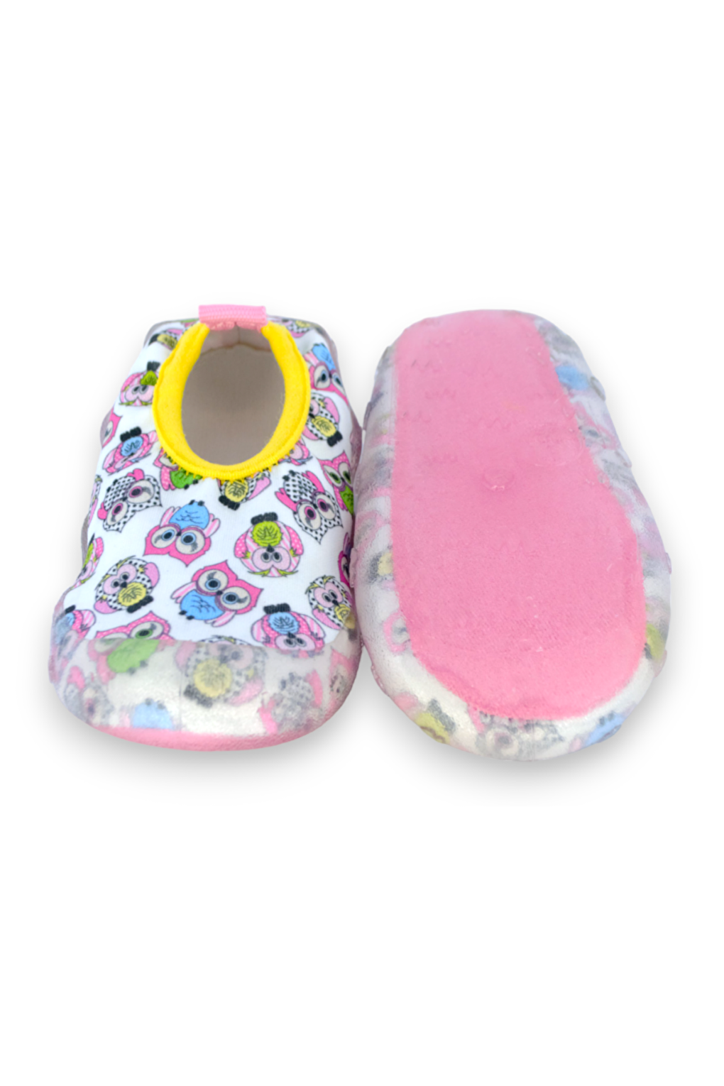 Owl Patterned Girl's Non-Slip Sole Sea Shoes-F-7020