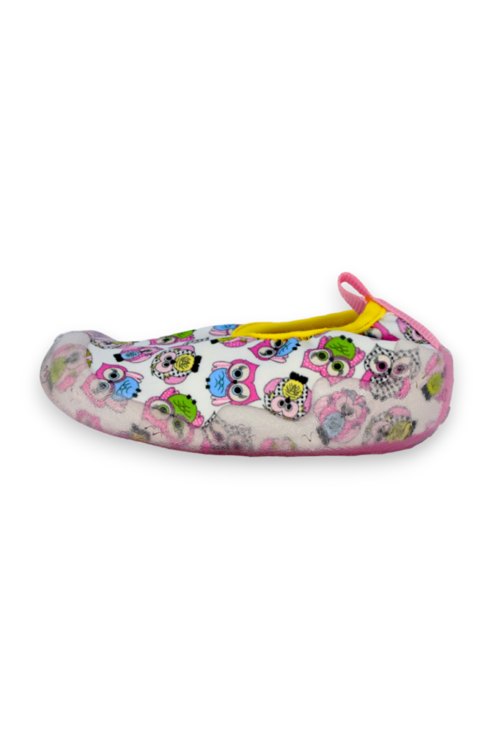 Owl Patterned Girl's Non-Slip Sole Sea Shoes-F-7020