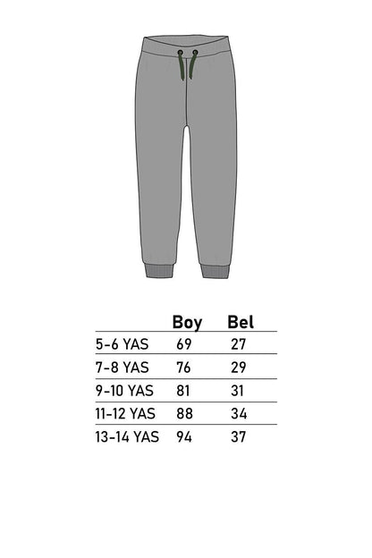 Boys' Jean Look Sweatpants with Cargo Pocket