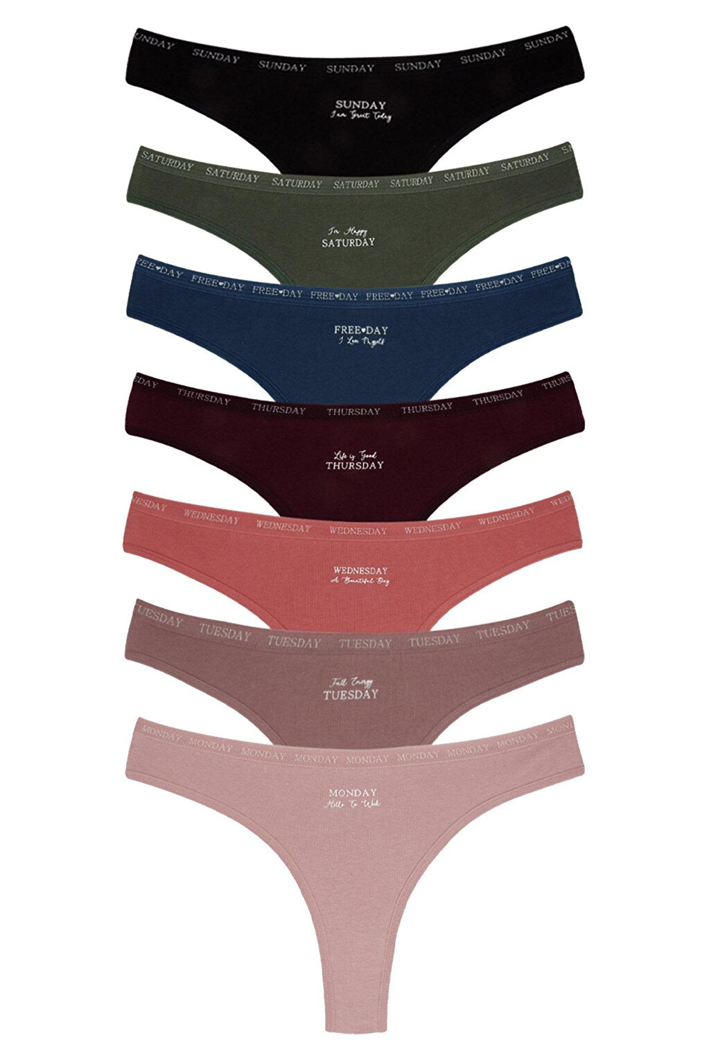 Women's 7 Days Brazilian Panties