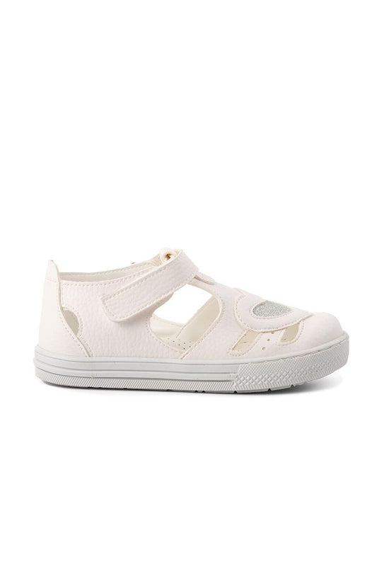 Şng 2010-P White Girl's Casual Shoes