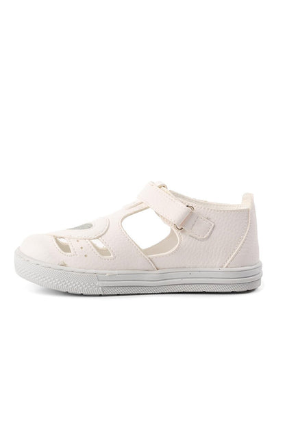 Şng 2010-P White Girl's Casual Shoes