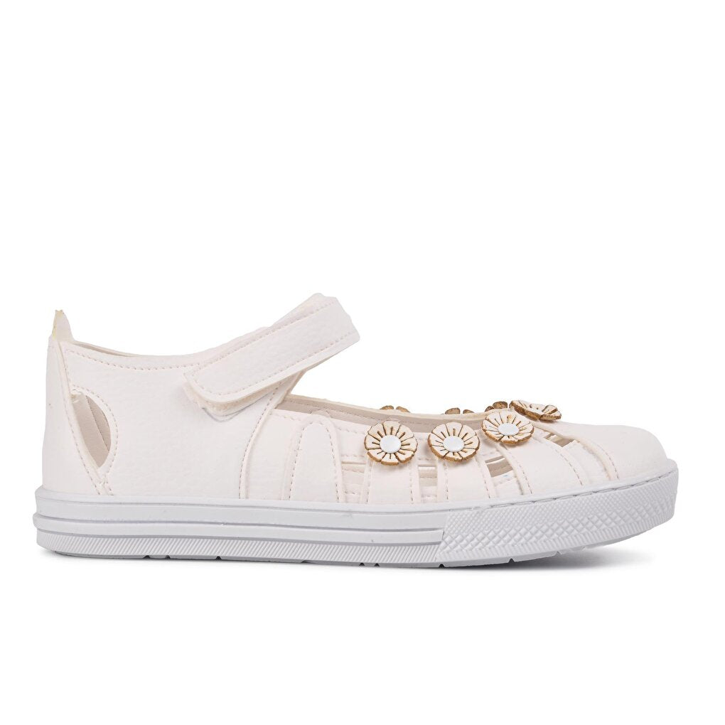 210106 White Comfort Girl's Casual Shoes