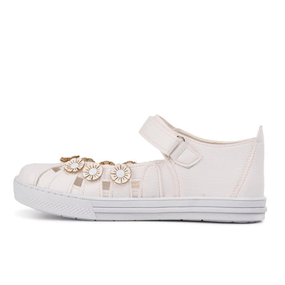 210106 White Comfort Girl's Casual Shoes