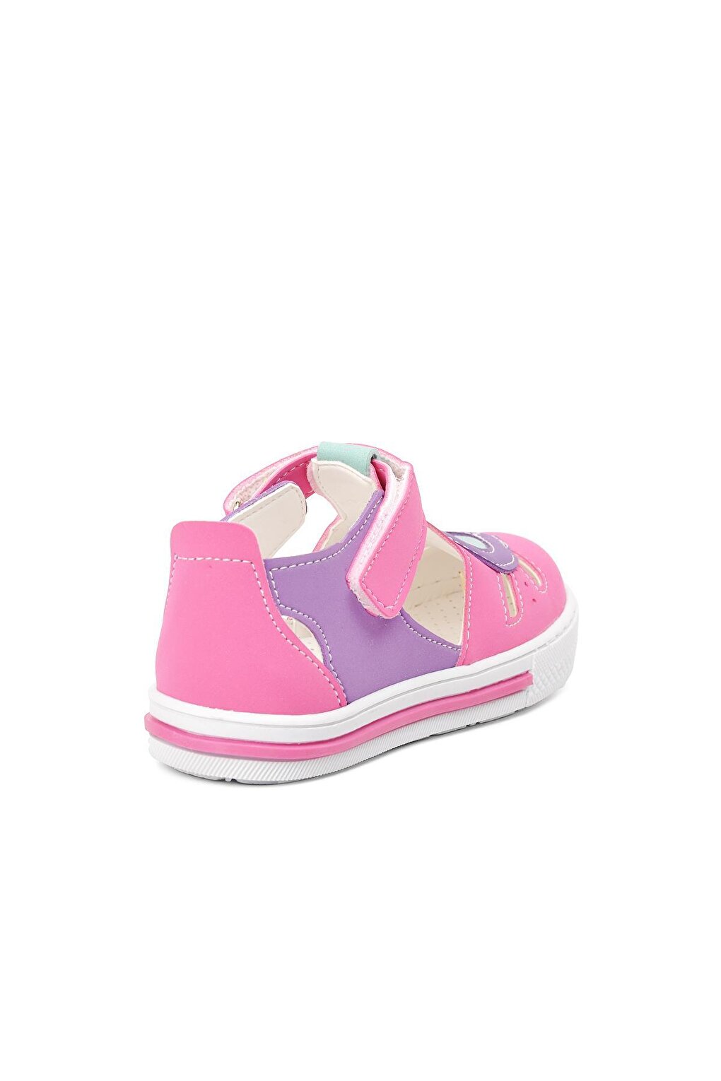 210103-P Fuchsia-Purple Girls' Velcro Casual Shoes