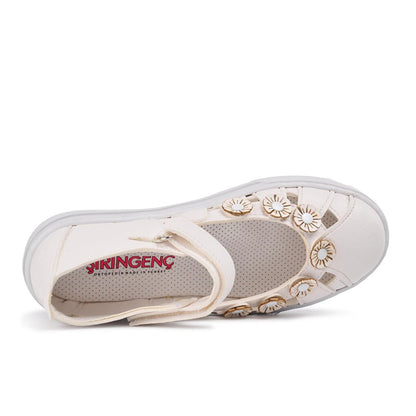 210106 White Comfort Girl's Casual Shoes