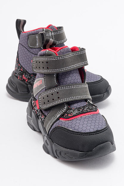 Boy's Gray Anatomical Daily Sports Boots