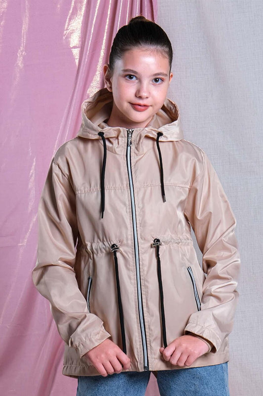 Girl's Water Repellent Trench Coat