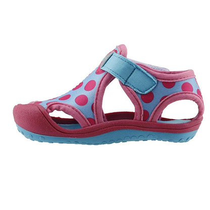 Polka Dot Aqua Girl's Sandals