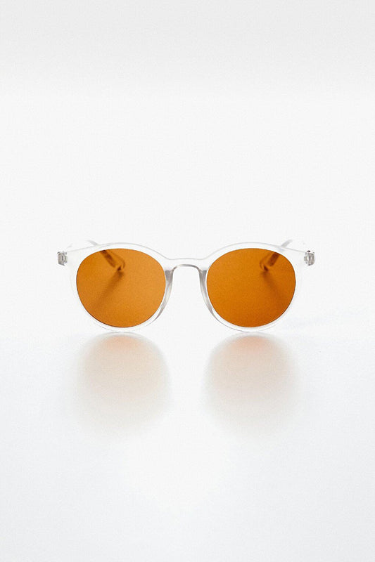 Round Framed Unisex Sunglasses