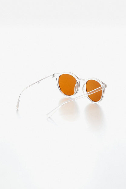 Round Framed Unisex Sunglasses