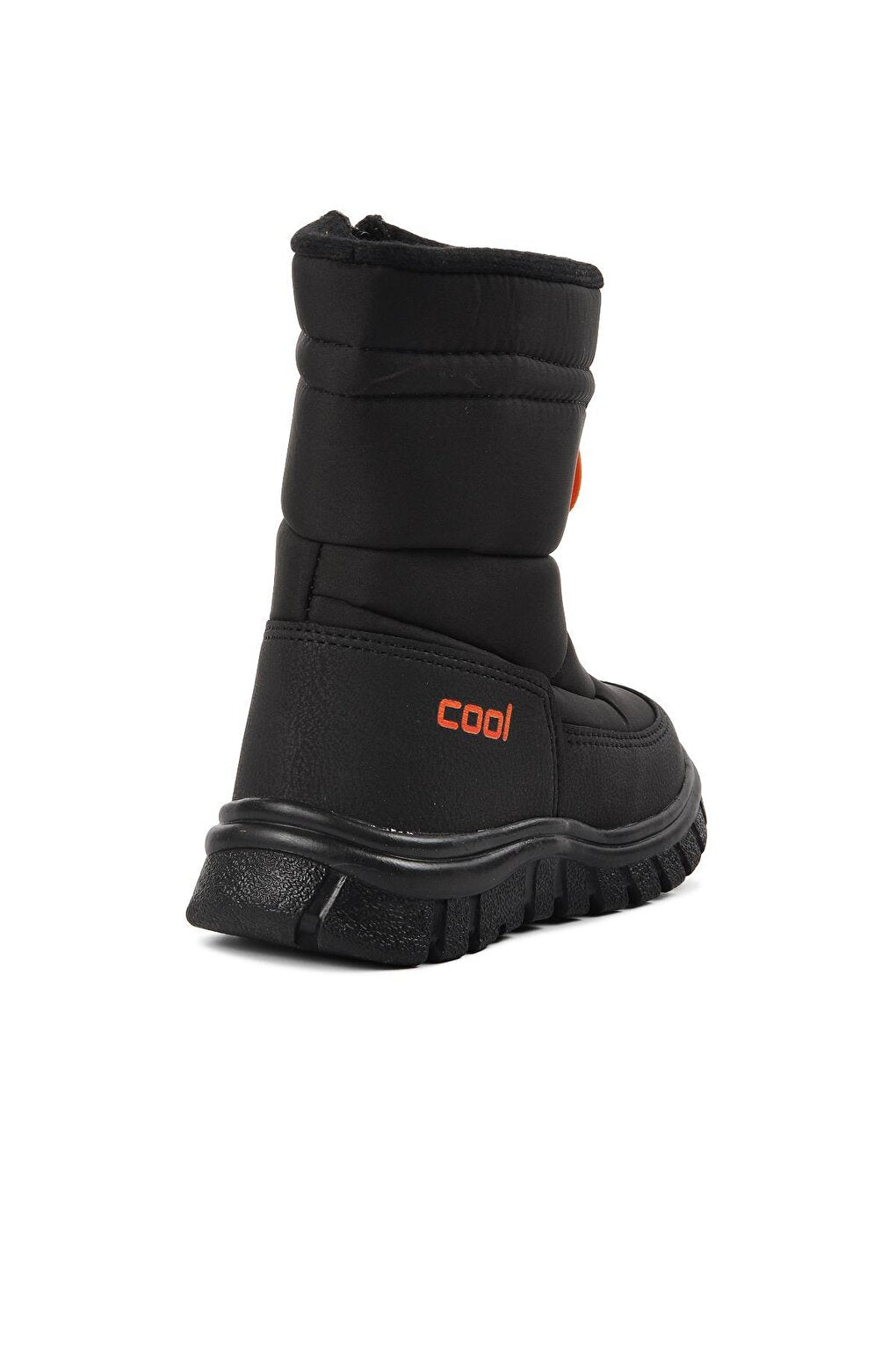 Viscon-P Black Fleece Kids Snow Boots