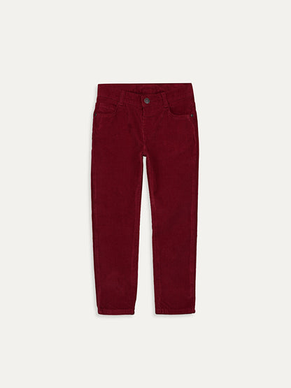 Skinny Velvet Boys' Trousers