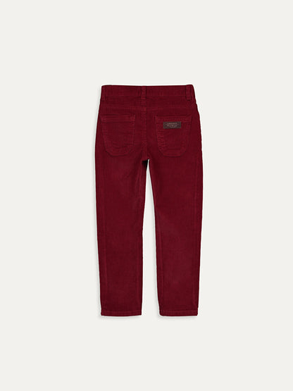 Skinny Velvet Boys' Trousers