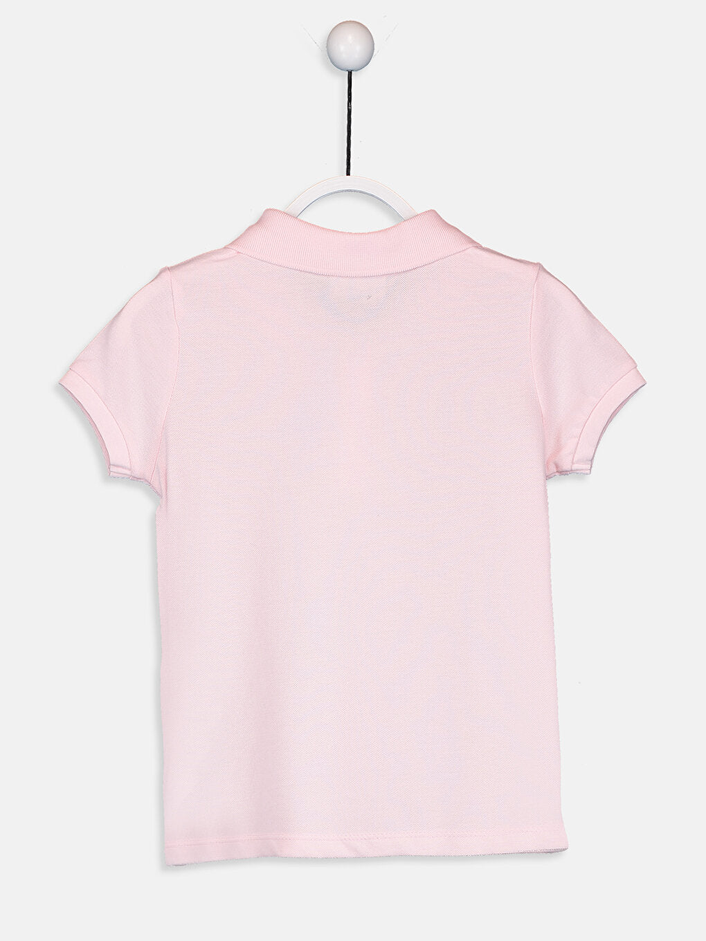 Polo Neck Short Sleeve Girls' T-Shirt