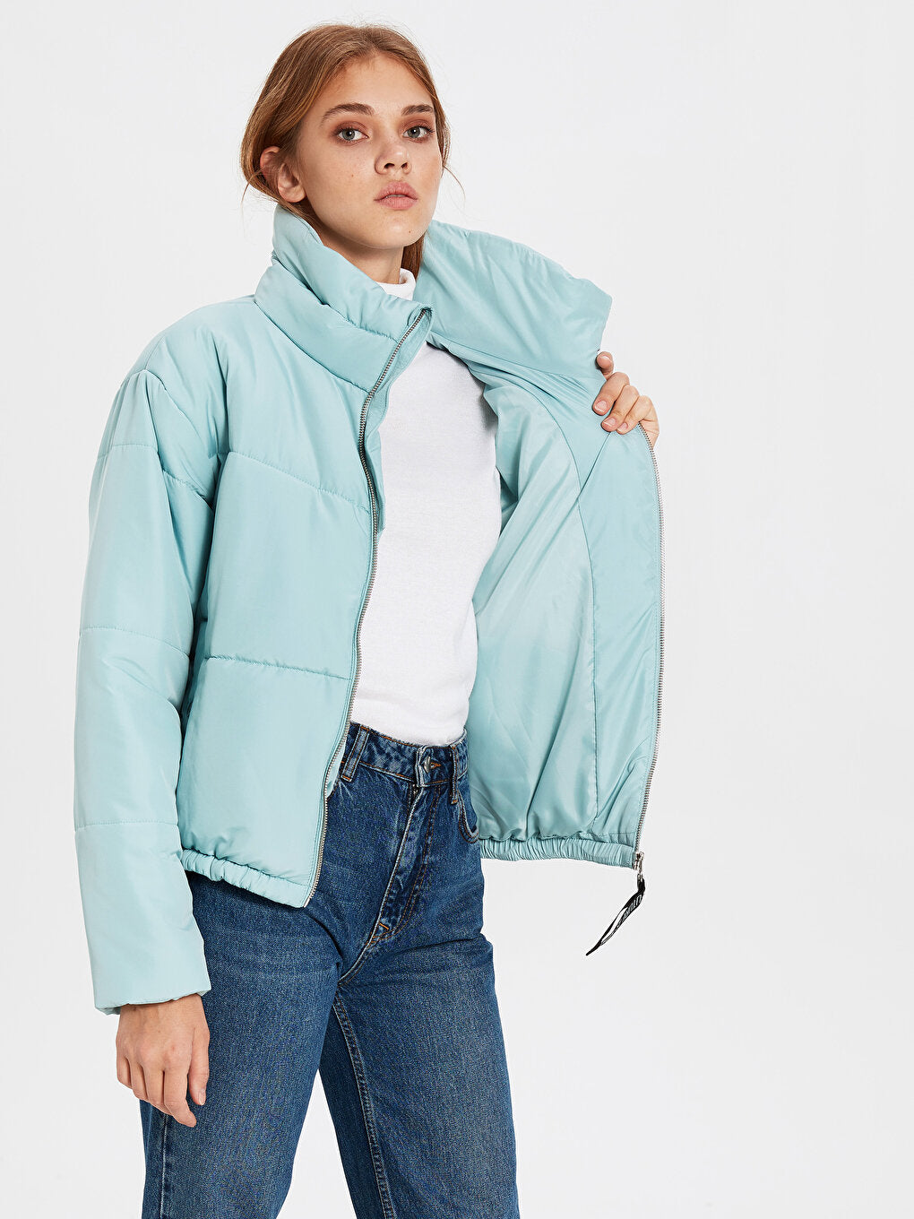 Long Sleeve Women's Puffer Jacket