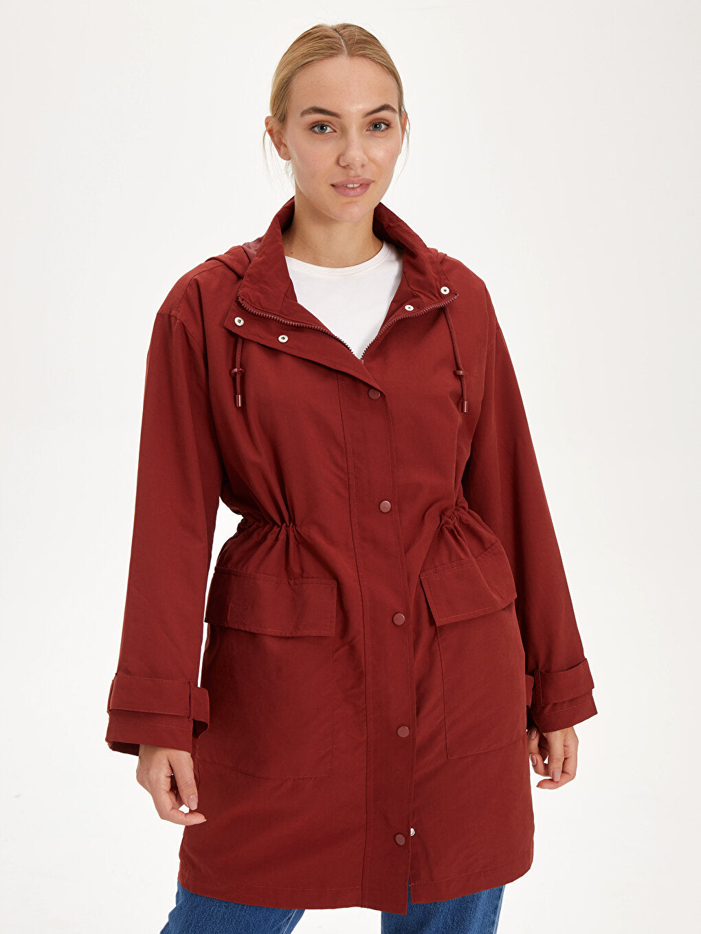 Hooded Long Sleeve Women's Coat