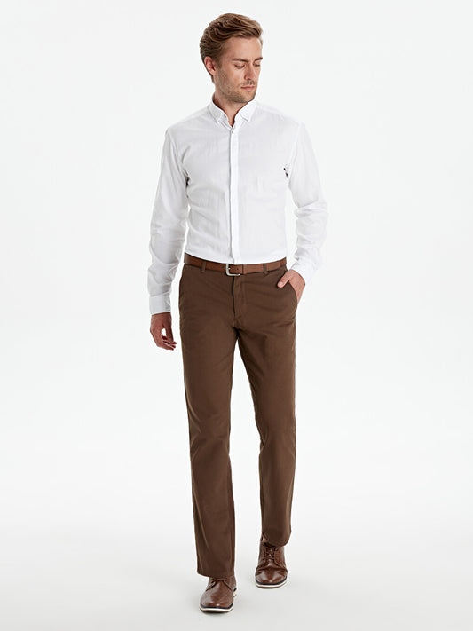 Wide Fit Men's Chino Trousers