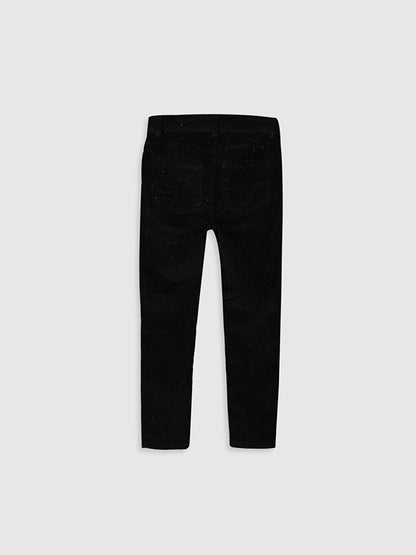 Skinny Velvet Girls' Trousers