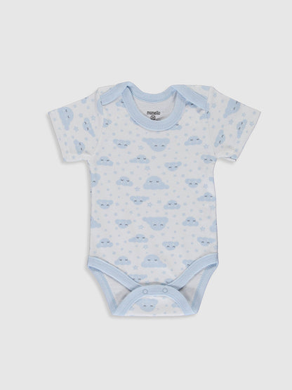 Baby Boy Snap Bodysuit Set of 5