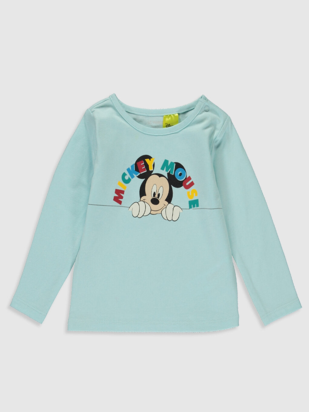 Crew Neck Long Sleeve Baby Boy T-Shirt