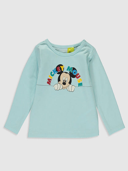 Crew Neck Long Sleeve Baby Boy T-Shirt