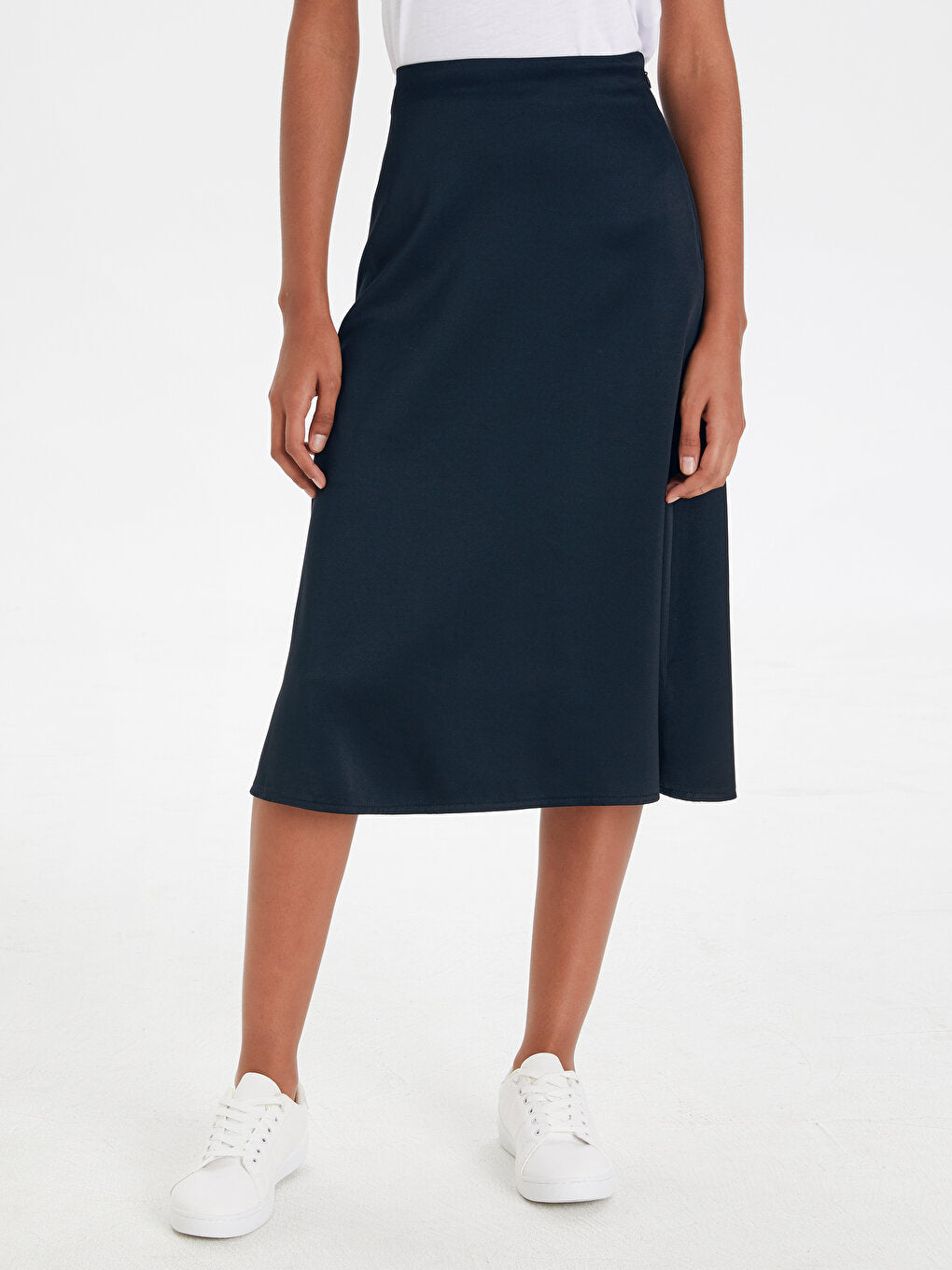 Women's Satin Straight Skirt