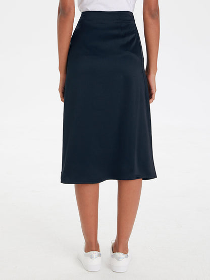 Women's Satin Straight Skirt