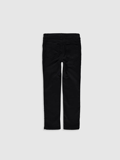 Girl's Gabardine Trousers