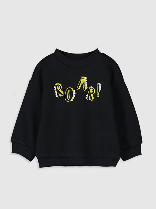 Baby Boy Text Printed Sweatshirt