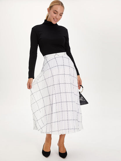 Striped Chiffon Women's Skirt