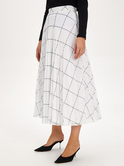 Striped Chiffon Women's Skirt